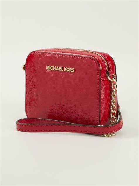 women red michael kors purse|red Michael Kors crossbody purse.